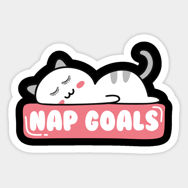 Naps Goals Sticker by thingsandthings